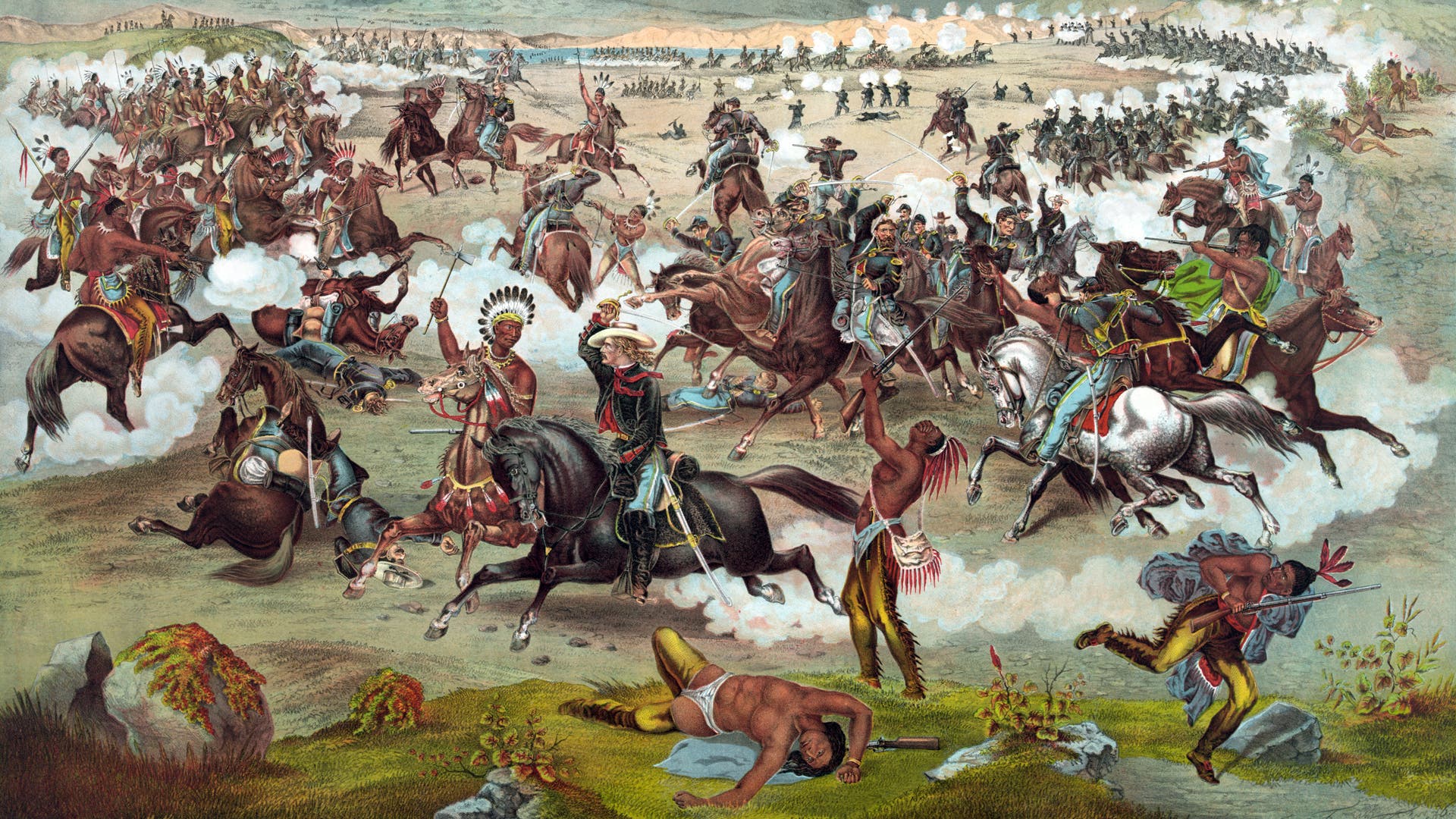 The Battle of Little Bighorn.