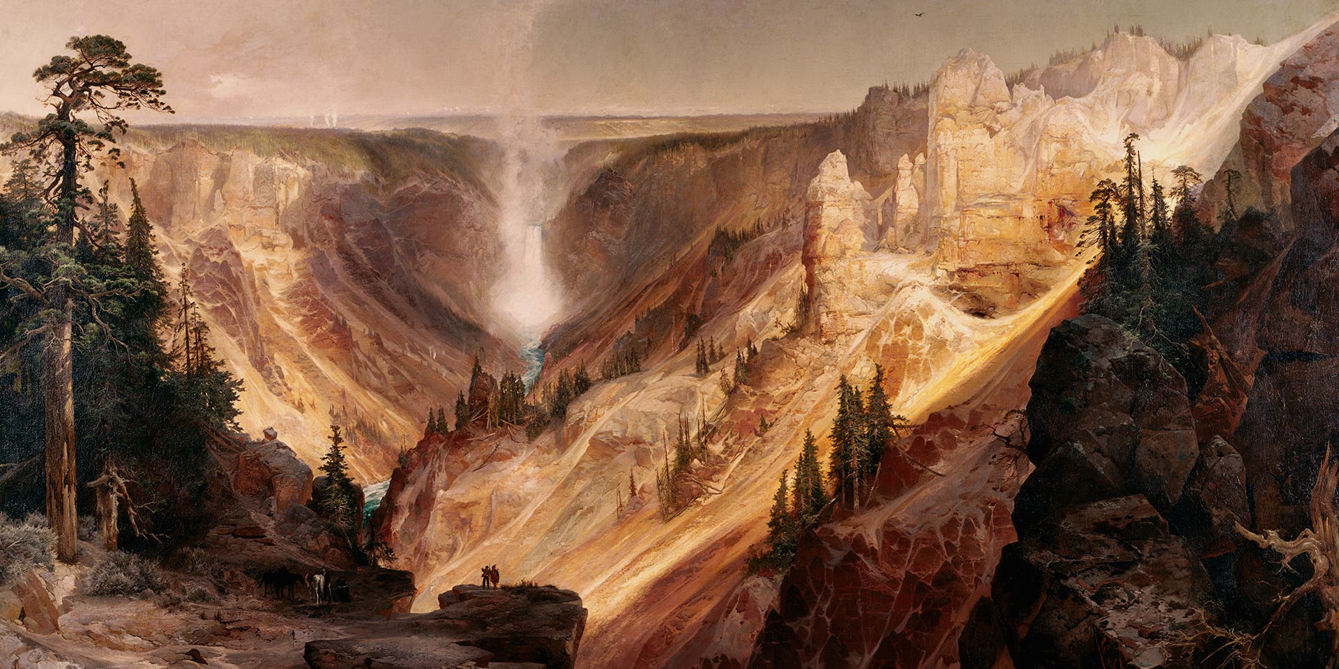 The Grand Canyon of the Yellowstone by Thomas Moran.