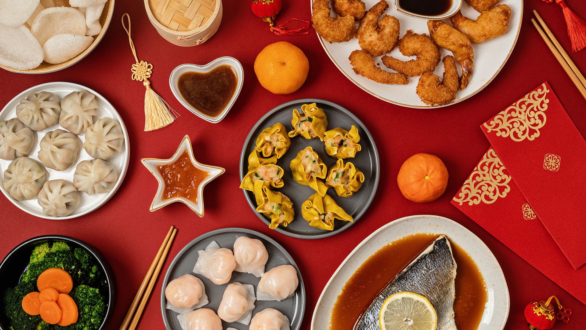 Traditional lunar new year food.