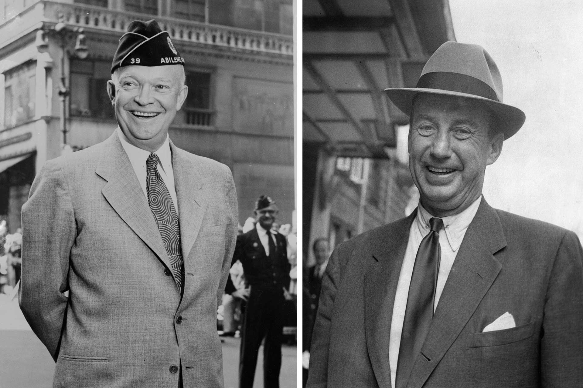 Dwight D. Eisenhower and Adlai Stevenson