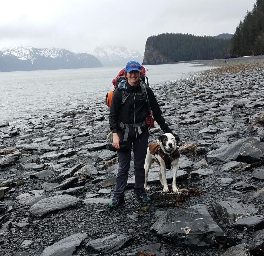 Calli and Sydney adventuring in Alaska