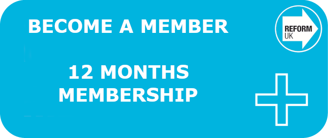 Become a Reform UK member - 12 months membership