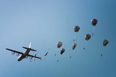 The U.S Army Civil Affairs and Psychological Operations Command (Airborne) in conjunction with local Fort Liberty and partner nations&#39; airborne organizations conduct the Randy Older Memorial Operation Toy Drop 2.0, a combined airborne training event at Fort Liberty, NC from Dec. 4-15, 2023, to increase joint airborne proficiency and community relations. 