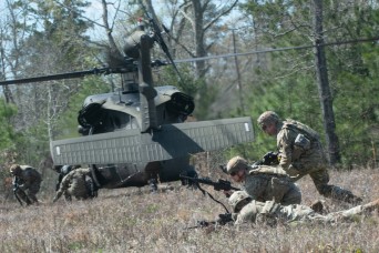 Virginia National Guard Soldiers Conduct Air Assault Drill