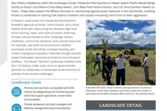 U.S. Army Selected for Sentinel Landscape Designation in Hawaiʻi