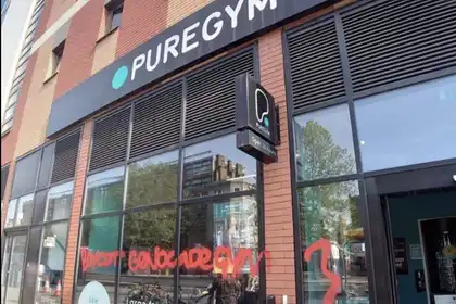 PureGyms in East London vandalised after CEO supports Israel on Question Time