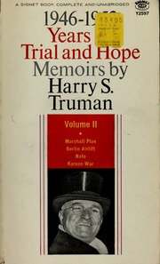 Cover of edition memoirsbyharrys02trum
