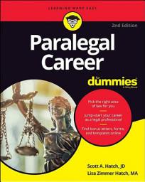 Icon image Paralegal Career For Dummies: Edition 2
