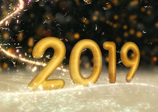 yeni yıl,Yeni Yıl arifesi,Afiş,Yeni yıl selamları,bokeh,2019