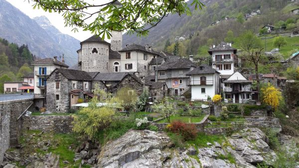 villaggio di montagna, villaggio, cittadina, casa, Svizzera, proprietà