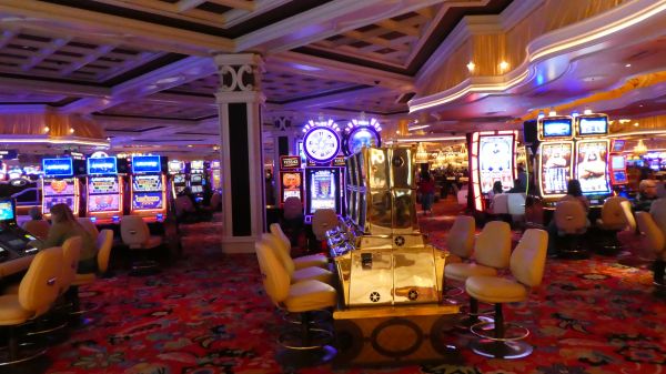 Las Vegas,kasino,budova,automat,pokoj, místnost,Vzhled interiéru
