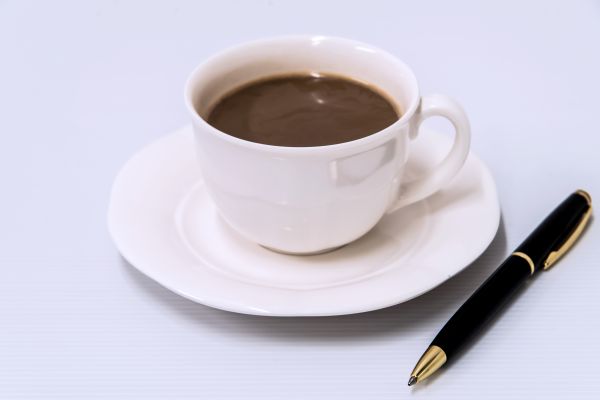schwarz,Kaffee,Tasse,Kaffeetasse,Hinweis,Stift