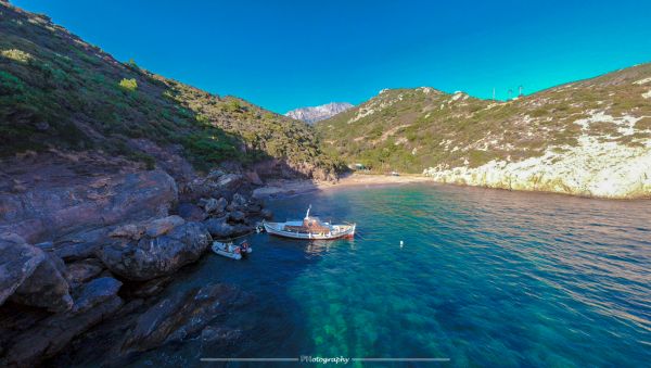 Su, gökyüzü, Samos, Yunanistan, Captainouzo, Prodromos