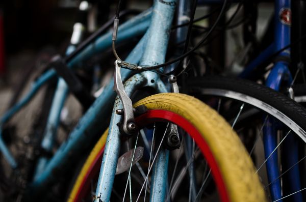 바퀴, 자전거, 자전거, 차량, 살, 늙은