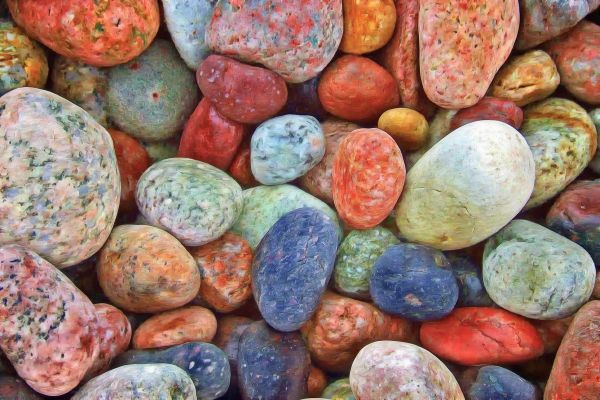 岩,屋外,静かな,バランス,ナチュラル,小石