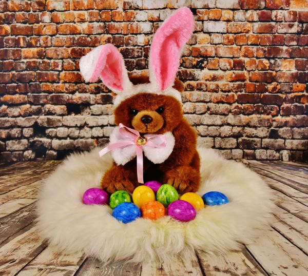 renkli, oyuncak, tavşan, Yumurta, tavşan, sevimli