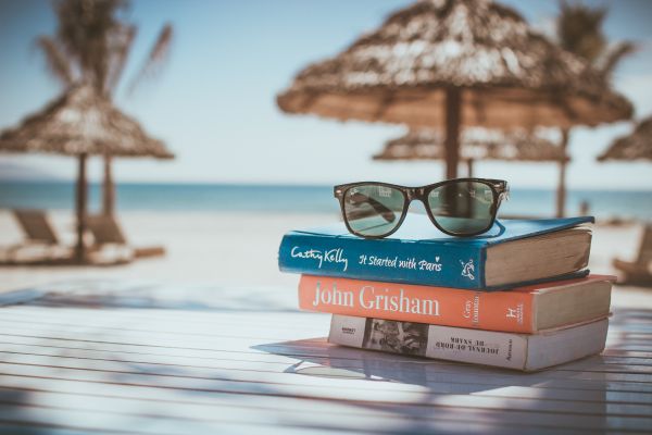 playa,libro,Gafas de sol,palmera,fiesta,temporada