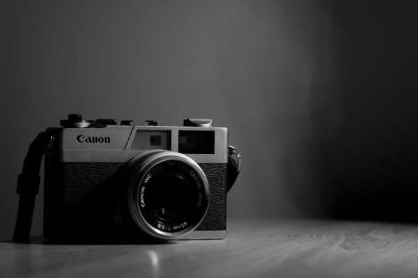 ljus, svartvitt, vit, kamera, fotografi, årgång