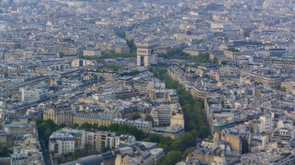 skyline,by,by,fotografering,udsigt,Eiffeltårnet