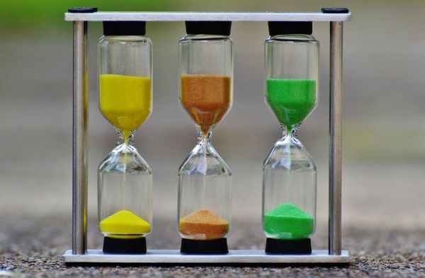 le sable, verre, temps, outil, montre, jaune