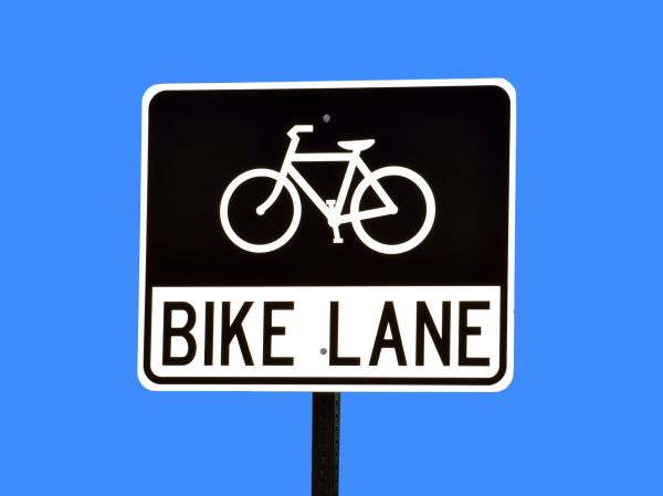 traffic, number, bicycle, path, road, street