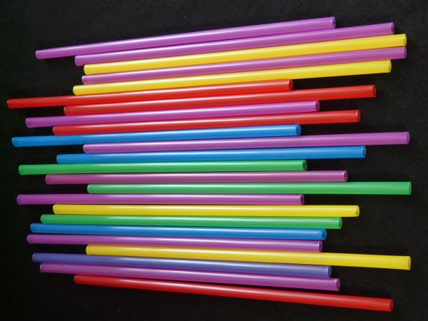 塑料, 管, 线, 颜色, 喝, 铅笔
