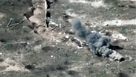 Опубликованы кадры ударов дронов по позициям ВСУ