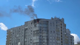 В Екатеринбурге произошел пожар в высотном доме