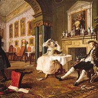 William Hogarth: Marriage A-la-Mode: 2, The Tête à Tête