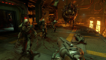 This is a screenshot from Doom