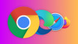 The logos of the four most popular browsers in line of their popularity