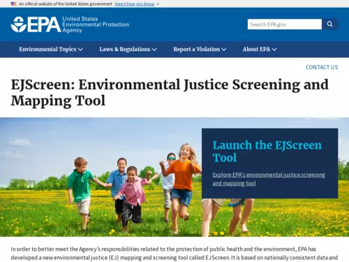EJScreen: Environmental Justice Screening and Mapping Tool