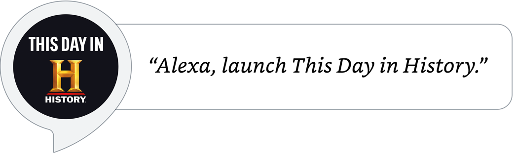 Alexa, launch This Day in History.