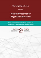 Health practitioner regulation systems rapid review