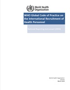 cover of 2024 National Reporting Instrument on the WHO Global Code of Practice on the International Recruitment of Health Personnel