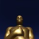 An Oscar statue is seen outside the Dolby Theatre as preparations continue for the 89th Academy Awards in Hollywood, Los Angeles, California, U.S. February 23, 2017.