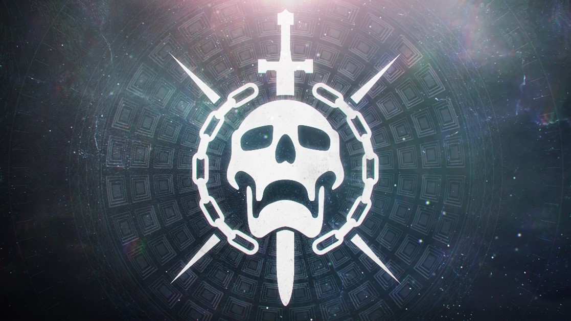 The raid icon of the pantheon background in Destiny 2