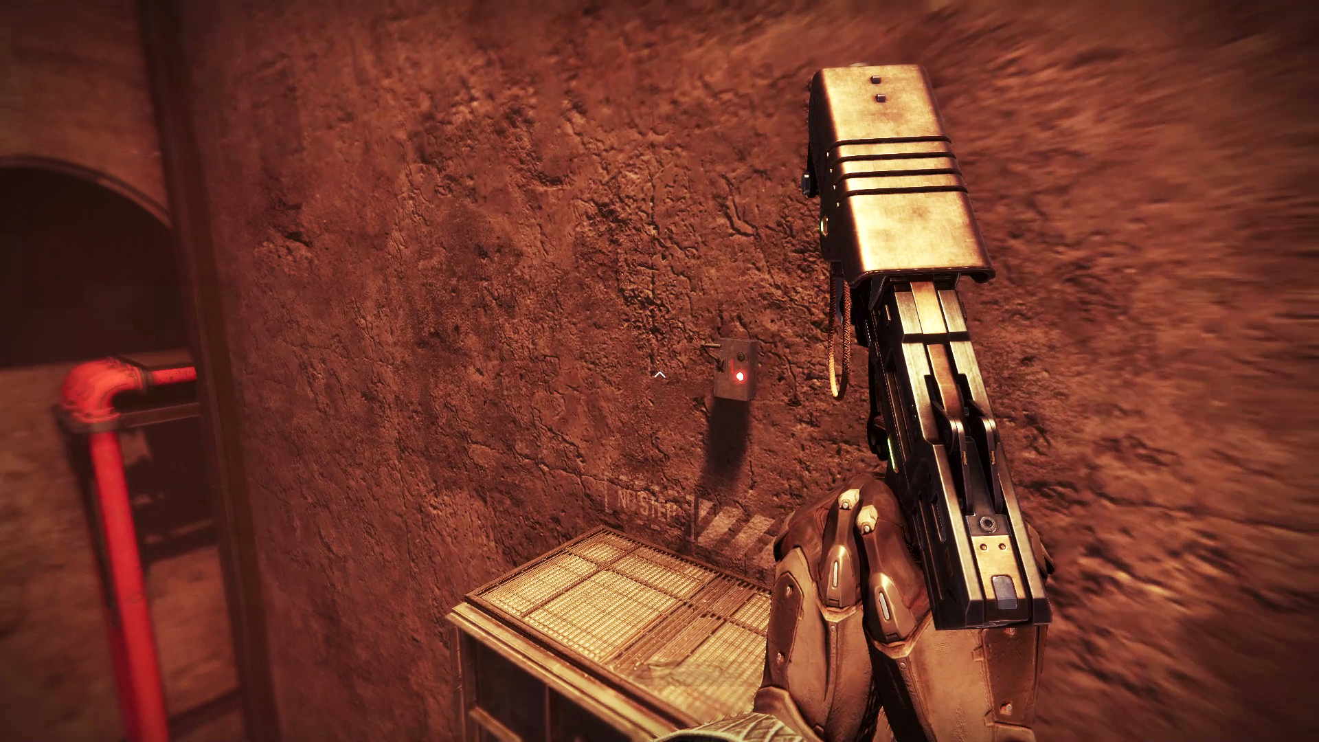 A Guardian jumps toward a hidden switch in Destiny 2