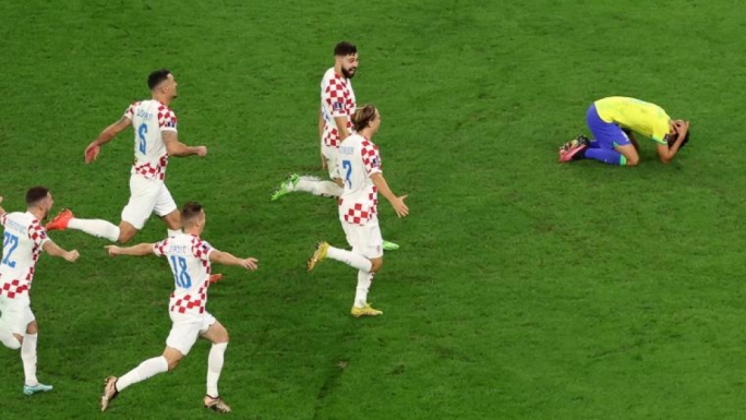 World Cup favourites Brazil eliminated by the Croatians