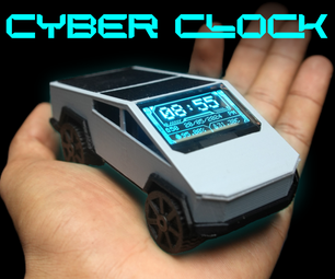 Cyber Clock an IoT OLED Desk Clock With Hygro-Thermometer