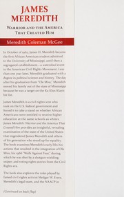 Cover of: James Meredith by Meredith Coleman McGee