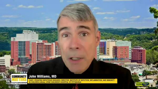 UPMC Community Matters: Dr. John Williams talks about COVID-19 vaccines for children