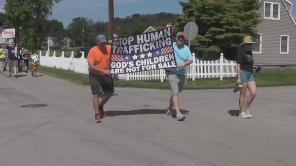 Fayette County walk raises awareness of human trafficking in Pennsylvania 