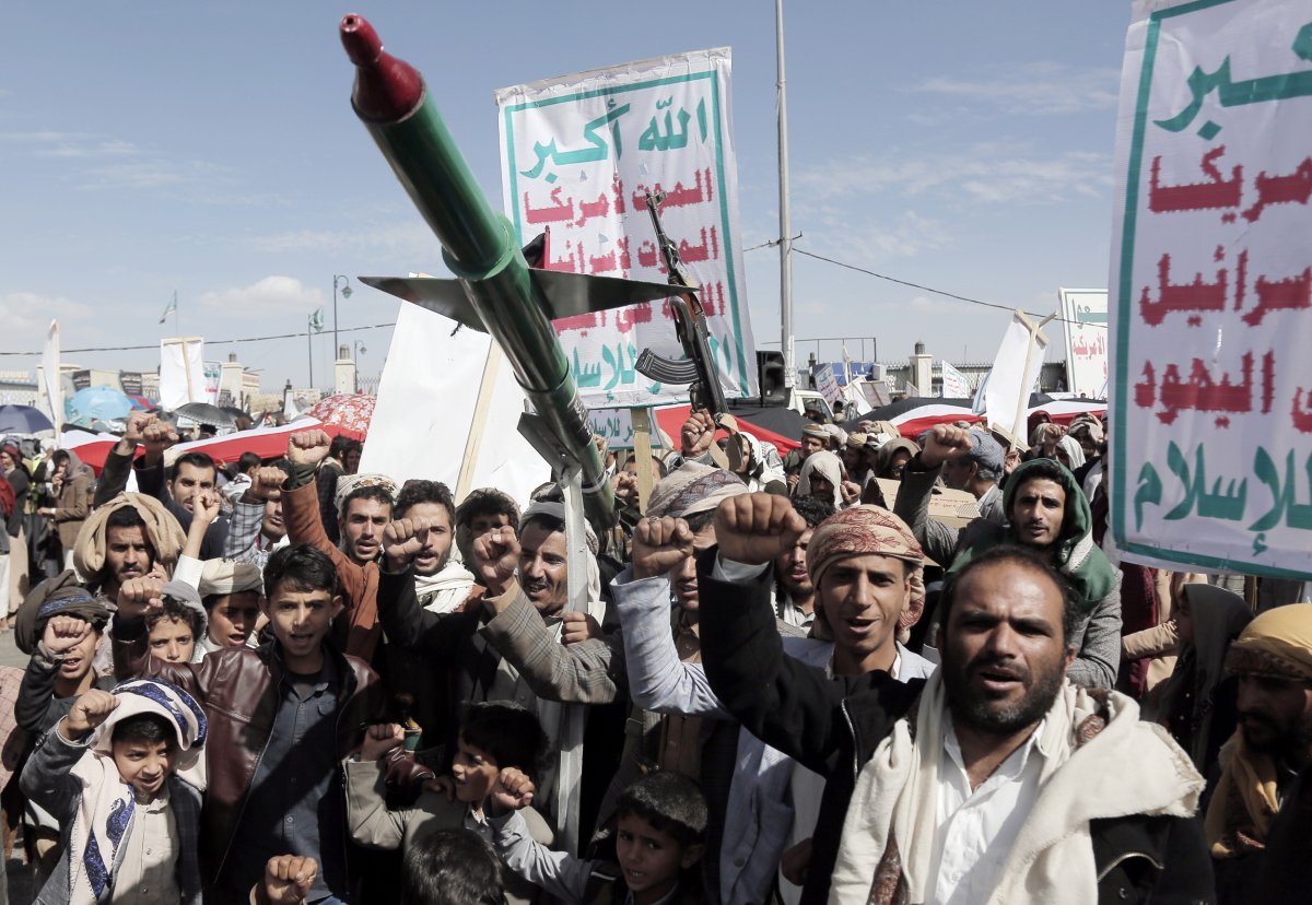 Houthis Protest In Support of Gaza