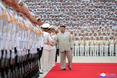 김정은 북한 국무위원장이 해군력 증강을 촉구했다.