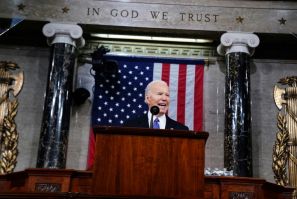 US President Joe Biden delivers his State of the Union address, in which he warned Israel that aid for Gaza cannot be used 'as a bargaining chip'