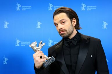 Stan poses won best actor at this year's Berlin Film Festival