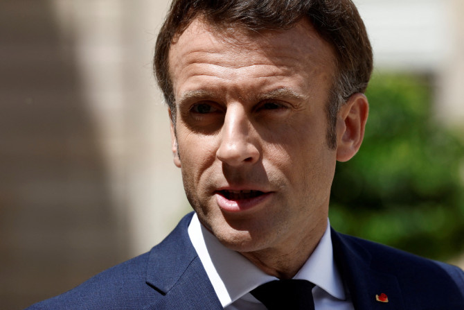 El presidente francés Macron se reúne con el primer ministro australiano Albanese en París