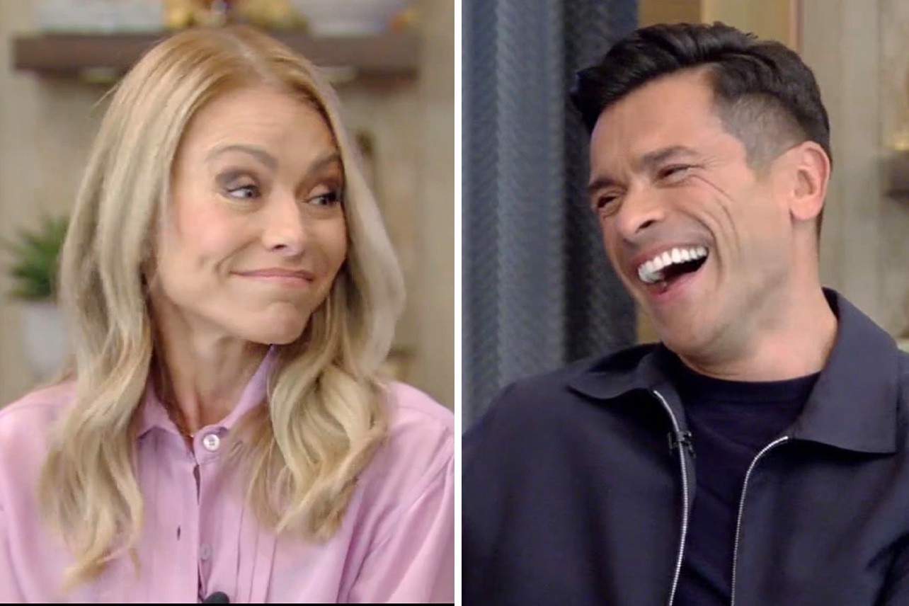 Kelly Ripa Gives Mark Consuelos The Silent Treatment On 'Live' After He Takes His Jokes Too Far
