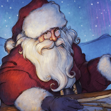 Santa Tracker App Store Promo Art